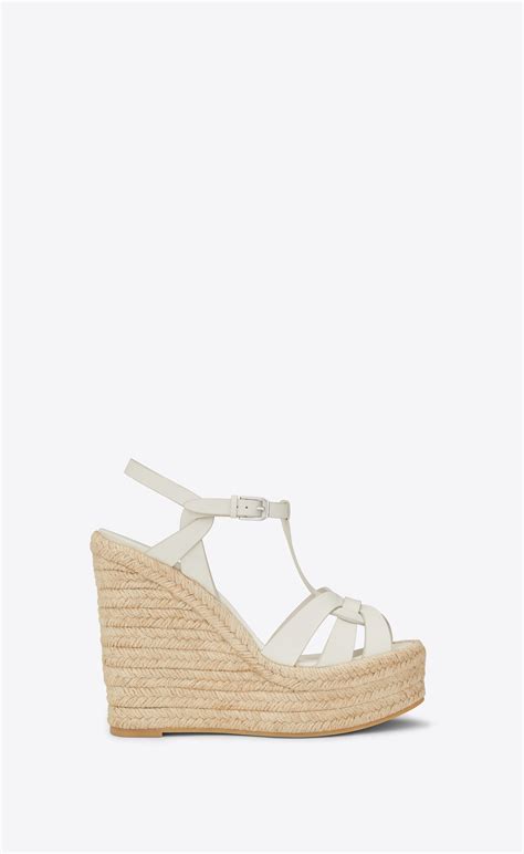 tribute ysl wedges|saint laurent tribute espadrille wedges.